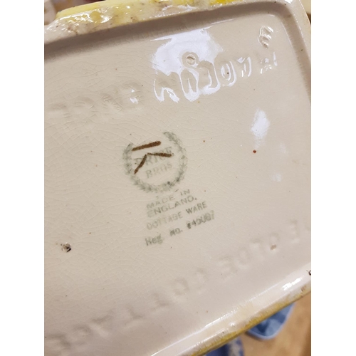 173 - Tray to Include Price Brothers Cottage Teapots, Blue & White China, Wedgwood etc.
