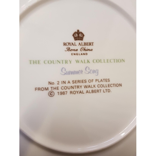 290 - Set of Four Royal Albert Country Walk Collection Plates.