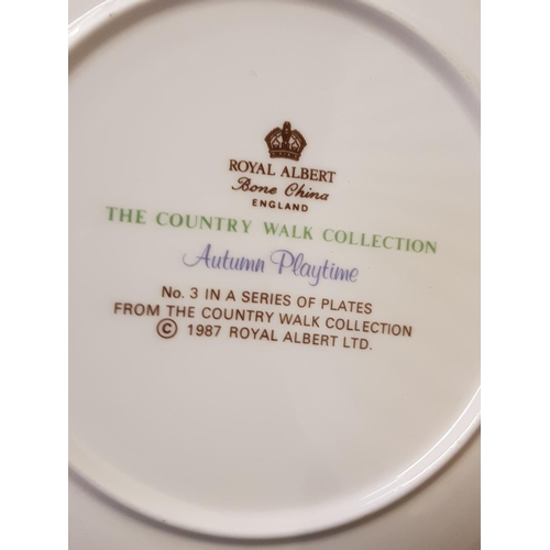 290 - Set of Four Royal Albert Country Walk Collection Plates.