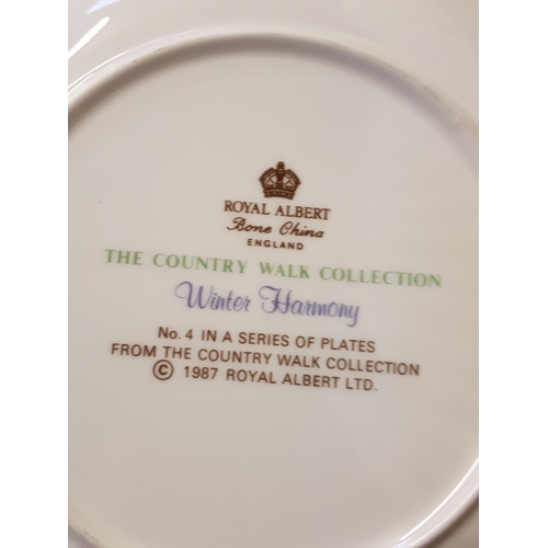 290 - Set of Four Royal Albert Country Walk Collection Plates.