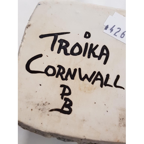 405 - Troika Marmalade Jar Signed PB, Penny Black 1960's - 1976 - approx 3.5