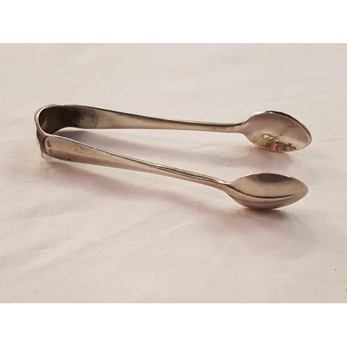 438 - Silver Hallmarked Sugar Tongs.