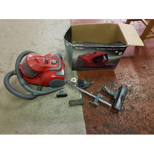 83 - Boxed BUSH Pets Bagless Cylinder Vacuum Cleaner - Used.
