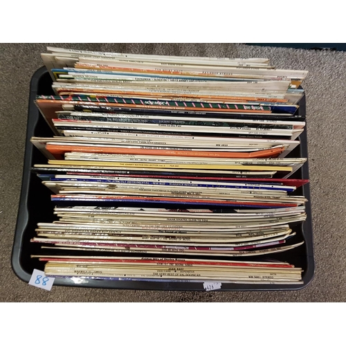 88 - Box of Assorted LP Records Including George Benson, Frank Sinatra, Mary Martin, Vikki Carr etc.