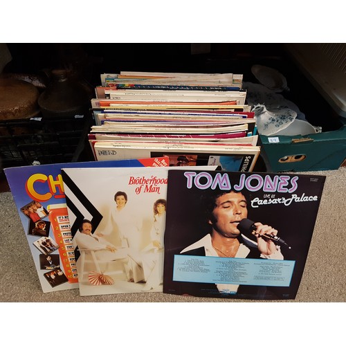 88 - Box of Assorted LP Records Including George Benson, Frank Sinatra, Mary Martin, Vikki Carr etc.