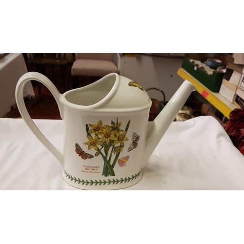 298 - Portmeirion Botanic Garden Blue Primrose Watering Can Height c.19cm (c.7.5”).