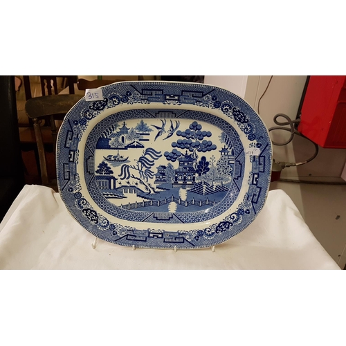 315 - Blue & White Willow Pattern 