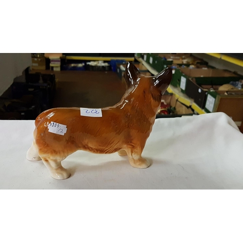 322 - Melba Ware Standing Corgi - approx 8