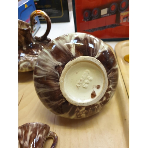 375 - Tray of West German Pottery Jugs.