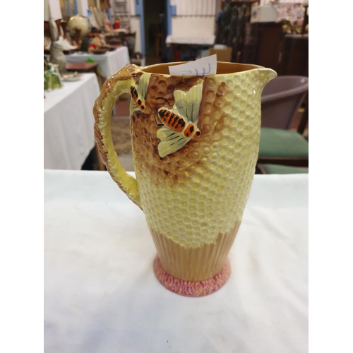 415 - 1930's Burleigh Ware Honey Comb Jug.