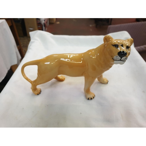 428 - Beswick Lioness Facing Right 2097 Height c.14.6cm (c.5,75”).