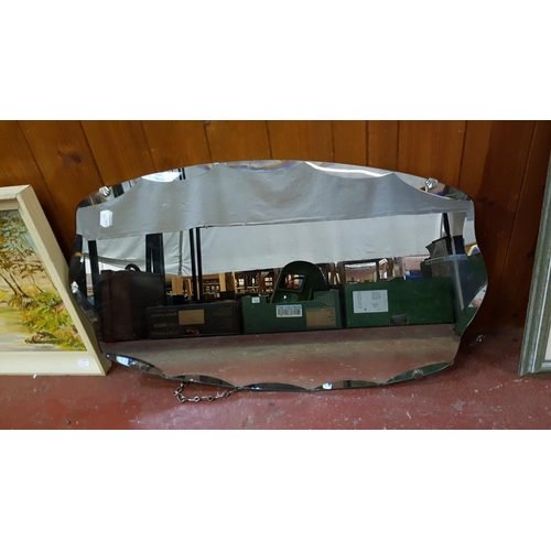 495 - Bevel Edged Mirror - approx 26