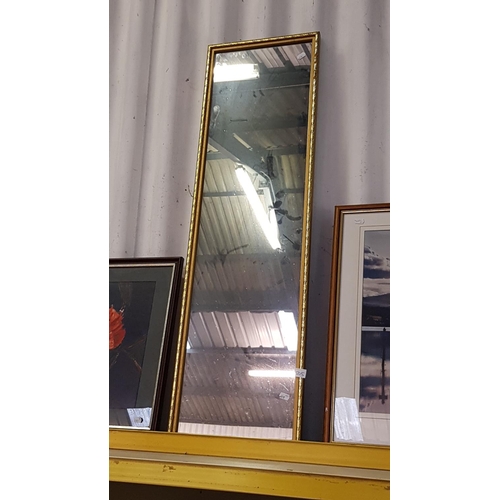 505 - Gilt Framed Rectangular Wall Mirror.