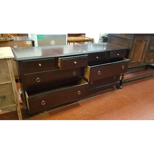 552 - Stag Mahogany Eight Drawer Sideboard Drawers - 28