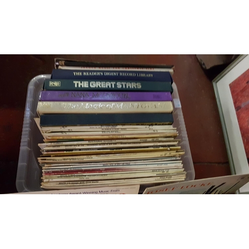 61 - Box of Mainly Classical Vinyl LP Records & Box Sets.