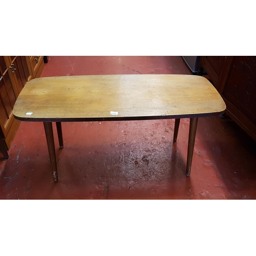 614 - 1970's Retro Lozenge Shape Coffee Table - 17