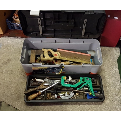 88 - Stanley Plastic Tool Box & Quantity of Tools.