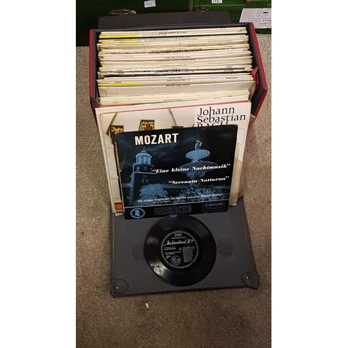 90 - Case of Mainly Classical Vinyl LP Records.