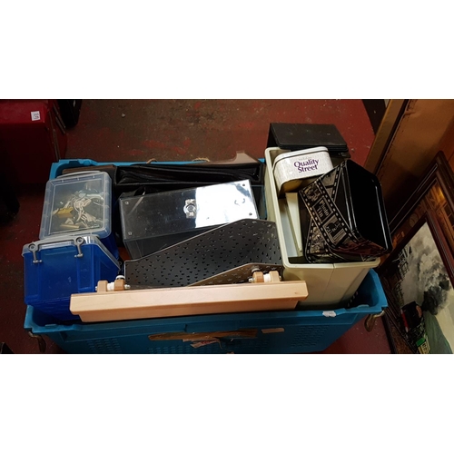 62 - Box of Office Accessories Including Stationary, Shredder, Storage Boxes etc.