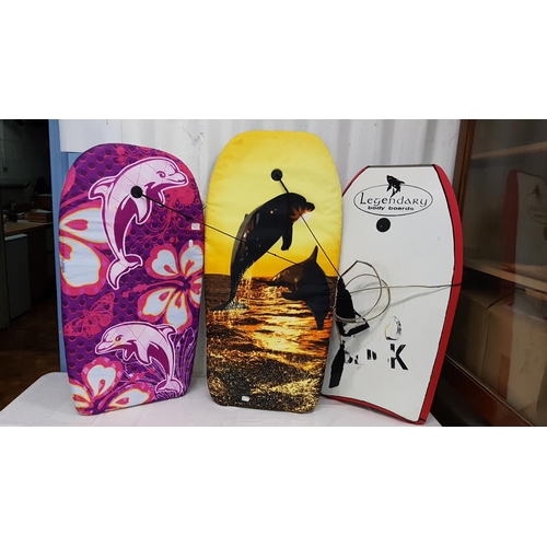 140 - Three Boogie Boards.