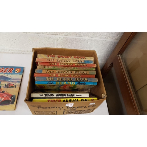 155 - Quantity of Vintage Annuals to Include The Dandy, The Beano & 1950's & 60's 