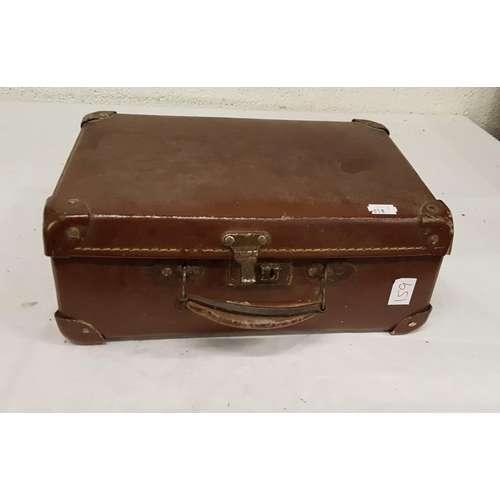 159 - Small Vintage Child's Leather Travel Case.