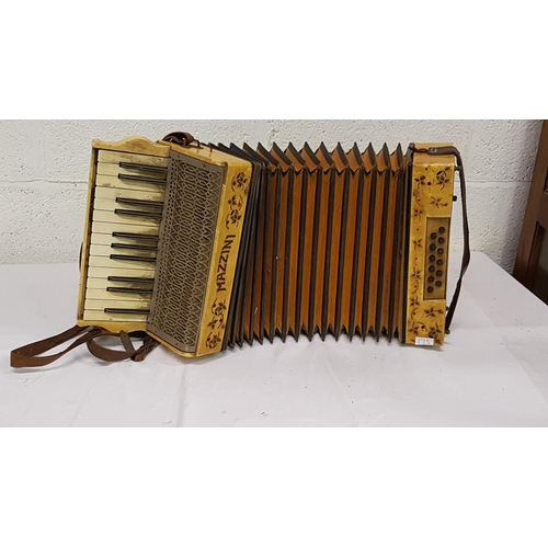 175 - Vintage Mazzini German Piano Accordion, 25 Key.