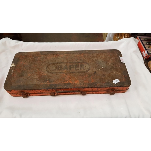 180 - Metal Cased Draper Socket Set - one missing.