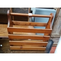 Pine Magazine Rack.