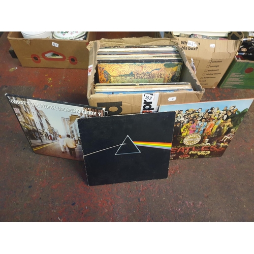 102 - 41 Vinyl LP Records Including Pink Floyd, Black Sabbath, Miles Davis, Bob Marley, Oasis & The Beatle... 