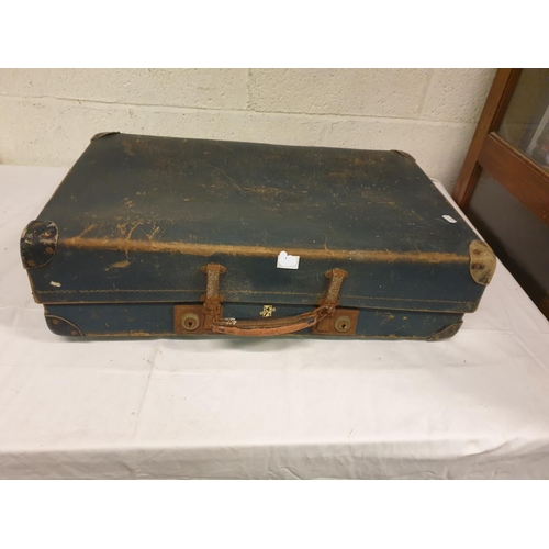 115 - Vintage Suitcase & Quantity of Vintage Dress Patterns.