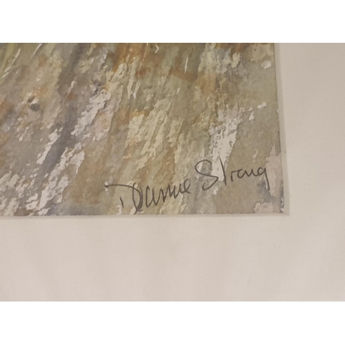 92 - Pair of Framed & Glazed Original Watercolours No 3 & 4 of 'Series One Welsh Cottages' By Deanne Stro... 