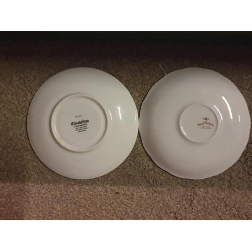 94 - Box Two Floral Part Coffee Sets - Staffordshire 