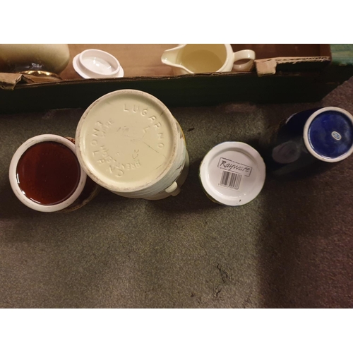 95 - Box of Assorted Vases, Jug etc.