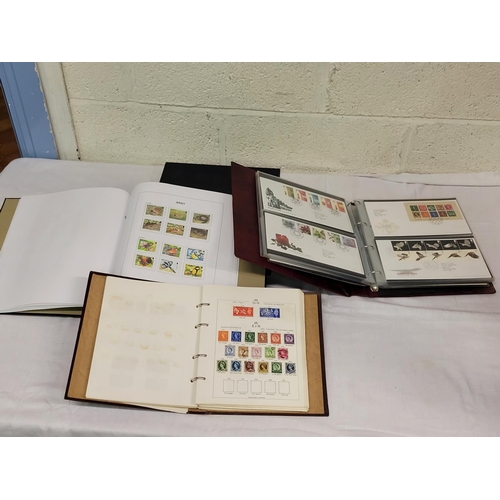 176 - Three Albums of Stamps Including Album of Approx 80 First Day Covers, 'ACE' G.B. Standard Stamp Albu... 