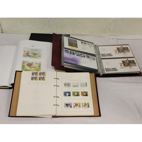 176 - Three Albums of Stamps Including Album of Approx 80 First Day Covers, 'ACE' G.B. Standard Stamp Albu... 