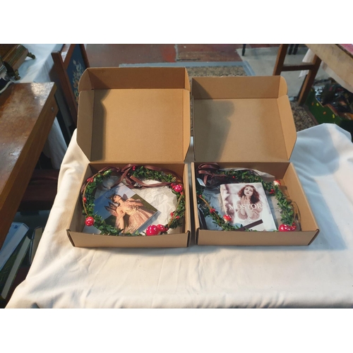 253 - Two NEW Boxed 'Mostorg' Hand Crafted Mushroom Head Bands.