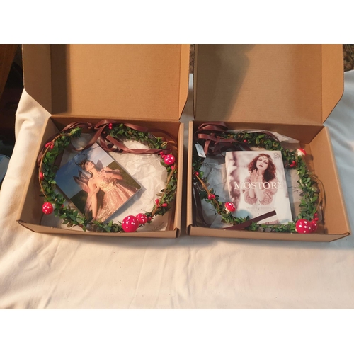 253 - Two NEW Boxed 'Mostorg' Hand Crafted Mushroom Head Bands.