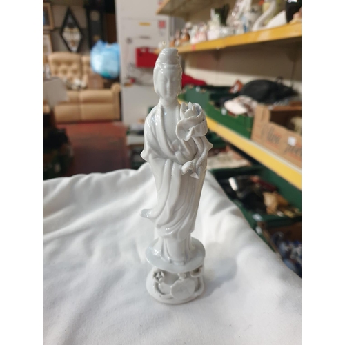 293 - Vintage Chinese Goddess 'Guanyin' Figure approx 9