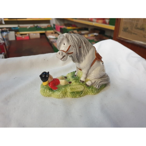 344 - John Beswick Norman Thelwell “Don’t Tire Your Pony” Figure Length c.12cm (c.4.75”).