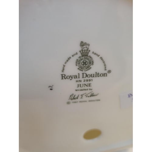 410 - Royal Doulton June HN 2991 Height c.23cm (c.9”).