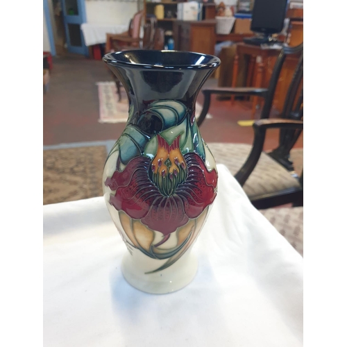 441 - Nicola Slaney for Moorcroft Anna Lily Flared Neck Vase c.19cm (c.7.5”).