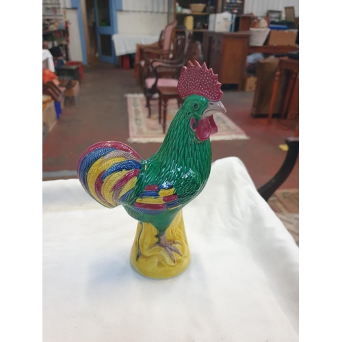 452 - Chinese Porcelain Cockerel Made Early 20th Century.