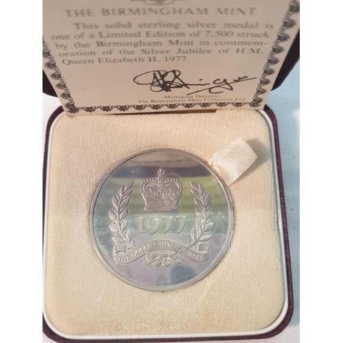 465 - Cased Birmingham Mint Limited Edition 4971 of 7500 Solid Sterling Silver Medal in Commemoration of t... 