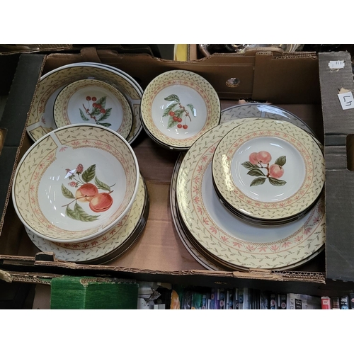 47 - Box of Johnson Bros Part Dinner Set.