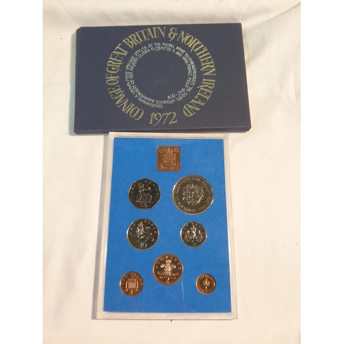 473 - Royal Mint Coinage of Great Britain & Northern Ireland Proof Set 1972.