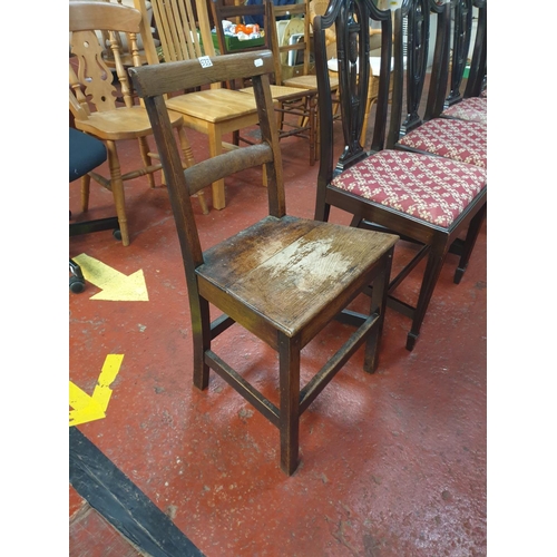 533 - Vintage Oak Country Chair.