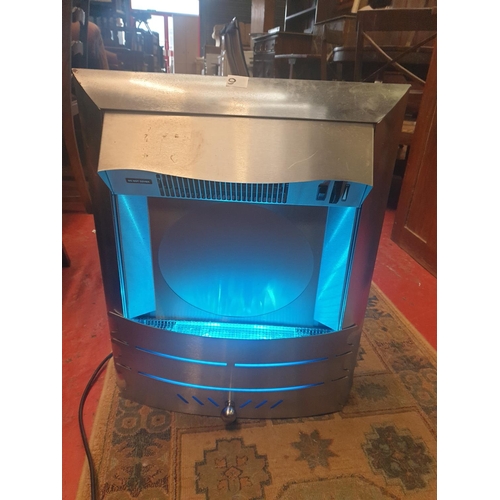 565 - Stainless Steel Finish Electric Heater.