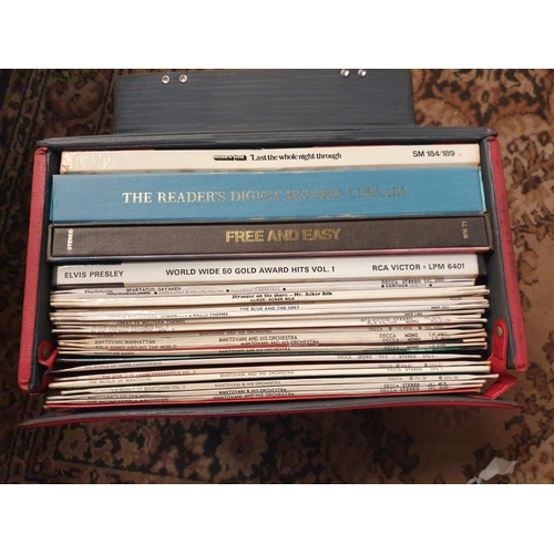 97 - Case of Vinyl LP Records Including James Last, Frank Jackfield, Elvis Presley etc.