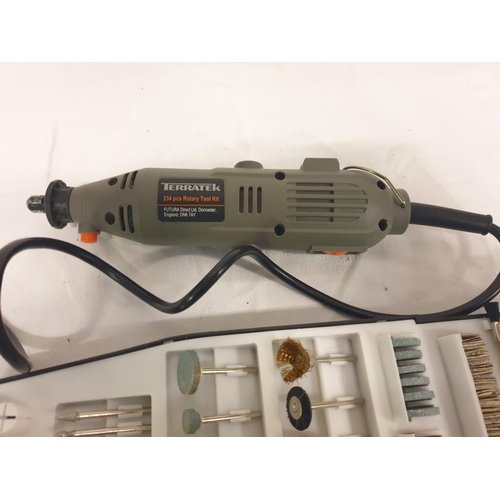 184 - Cased Terratek Rotary Tool & Accessories.